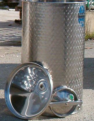 Cuve fond plat - Toscana Innox - cuves à huiles et lubrifiants en acier inox AISI 304 BA - capacité 60 à 1000 litres_0