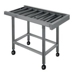 Table à Rouleaux Mobiles L 2100 mm - Elettrobar - blanc inox 0645760523965_0