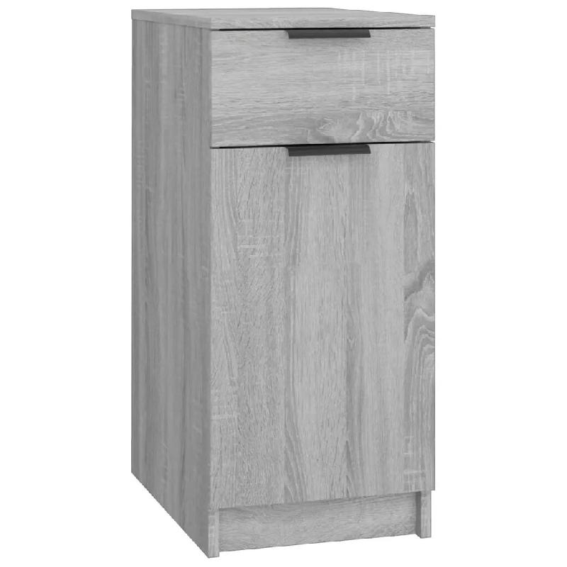 Helloshop26 - Armoire de bureau minimaliste rangement polyvalent 33,5 x 50 x 75 cm en bois d'ingénierie gris 02_0048310 - gris Bois massif 3000235211_0