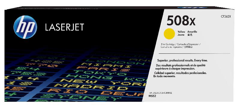 HP 508X toner LaserJet Jaune grande capacité authentique_0
