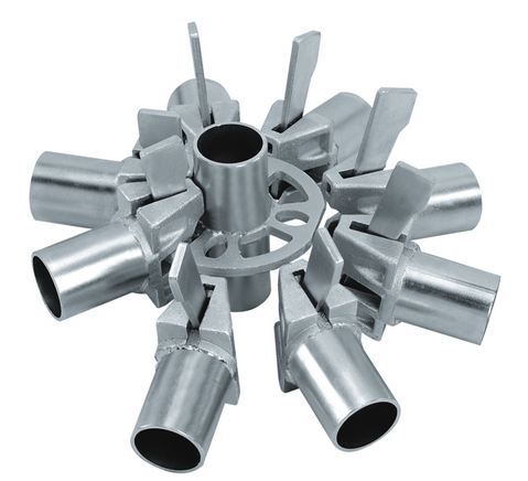 Meka 48 échafaudage multidirectionnel - dacame france sas - tube d'acier ø 48,3 mm_0