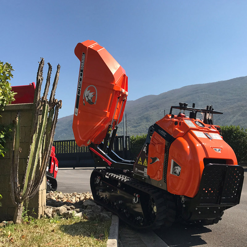 Minidumper puissant, compact et multifonctions, capacité 1600 kg - Cormidi - CMF1600_0