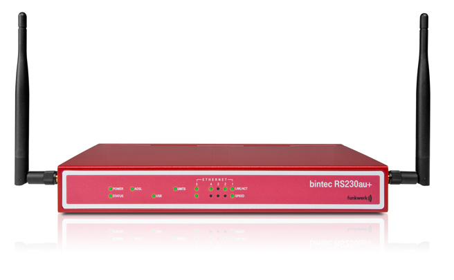 Routeur bintec RS230au+ - Modem intégré ADSL 2+, UMTS (HSPA+, 3.5G), 5 ports Gigabit_0