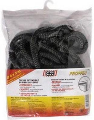 Sachet 5m tresse teintee fibre verre - 14mm_0