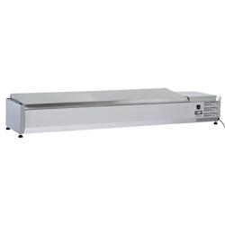 Saladette à poser 8 x GN 1/3 avec couvercle CSAP813C Casselin - gris CSAP813C_0