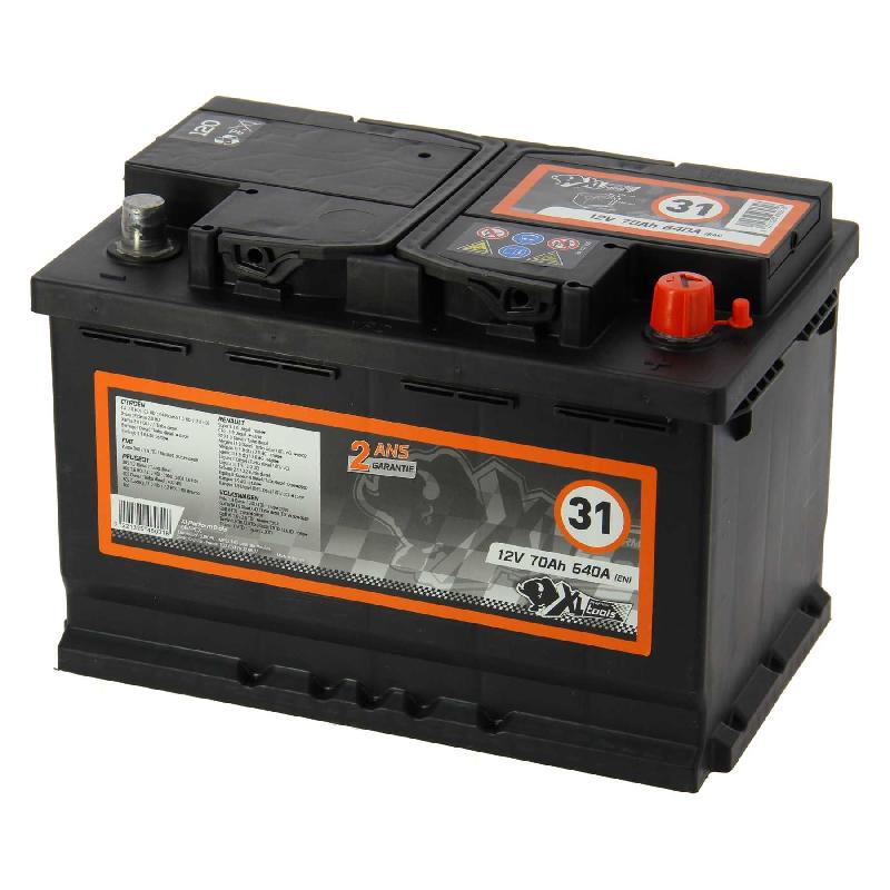 Batterie de démarrage XLPT 31 640A 70Ah L3 - XL Perform Tools - Technologie Calcium/Calcium_0