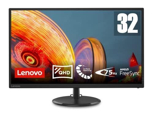 LENOVO D32Q-20 - Moniteur Gaming 31.5'' 2K QHD (2560x1440, IPS, 4ms, 75Hz) avec AMD FreeSync et design élégant_0