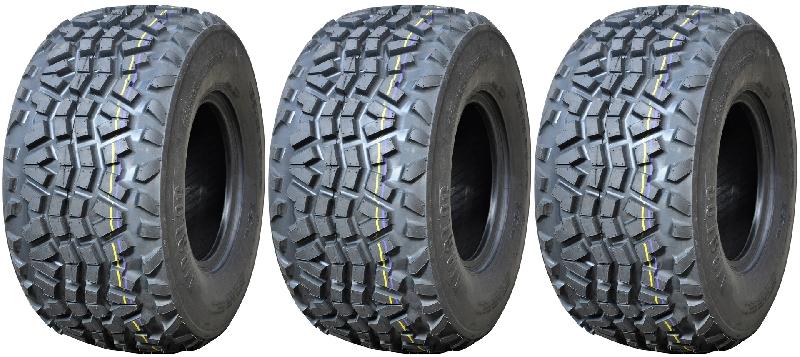 23x11.00-10 Quad ATV Tyres Kawasaki Mule Wanda Utility Tubeless 4ply (Set of 3)_0