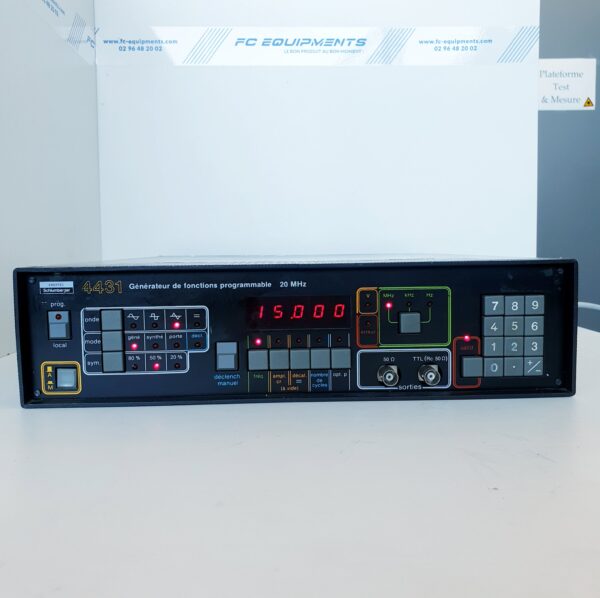 4431 - Générateur de fonctions programmable 20 MHz - Enertec Schlumberger - Générateurs de signaux_0