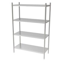 CombiSteel Rayonnage Inox - 900 à 1500 mm - - l90- L- P50- h180- Inox - 3667335001972_0