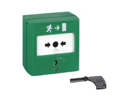 Déclencheurs manuels vert pour issue de secours - legrand_0