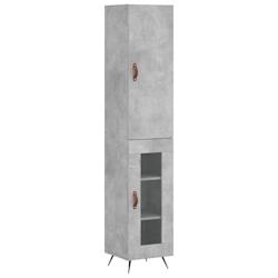 Helloshop26 - Buffet bahut commode armoire meuble de rangement organisateur cuisine salle de séjour salon haut 34,5 x 34 x 180 cm 02_0034414 - 300021_0