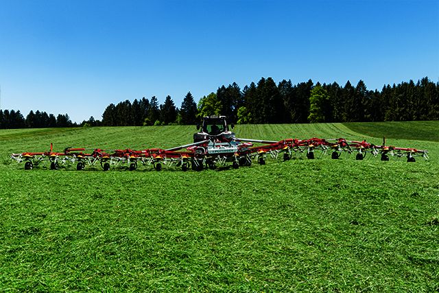 Hit faneuses grandes largeurs - pottinger france - largeur de travail 8,60 m - 17,00 m_0