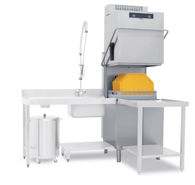 Lave-vaisselle professionnel TOP823LR - 30 litres - panier 600 x 500 mm - 11 kW_0