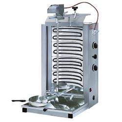Broche Kebab Électrique Mastro - 35 Kg - 2 zones de cuisson - 6,4 kW - Réglage facile_0