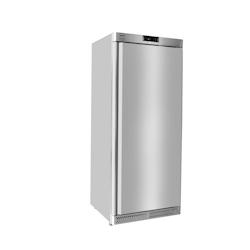 METRO Professional Réfrigérateur pro GRE6400S, Acier inoxydable, 59.5 x 64 x 188.5 cm, 240 L,  ventilateur statique, 300 W, serrure, argent - argent_0