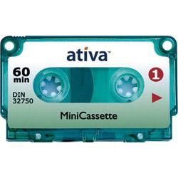 MINI CASSETTE - ATIVA - 60 MINUTES - POUR PHILIPS LFH388