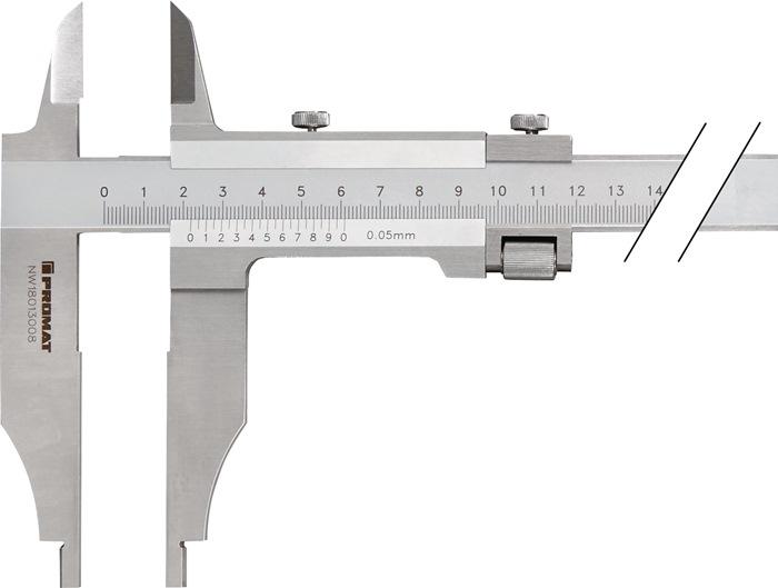 PAC d'atelier DIN 862 1000 mm avec pointes de mesure longueur du bec 150 mm PROMAT_0
