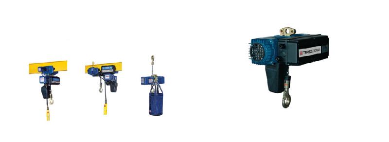 Palan électrique à translation par poussée - capacité 125 à 4000 kg - chariot réglable avec galets autolubrifiés_0