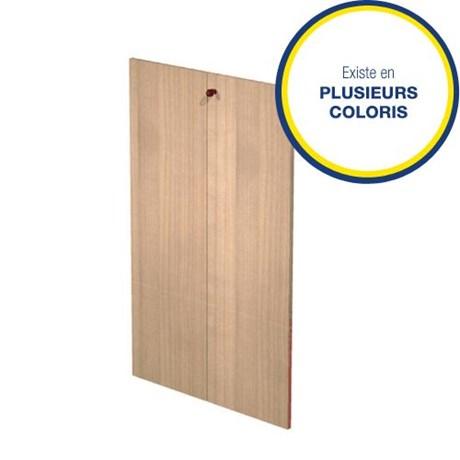 PORTES BATTANTES RANGEMENT MI-HAUT FLORA (COLORIS AU CHOIX)