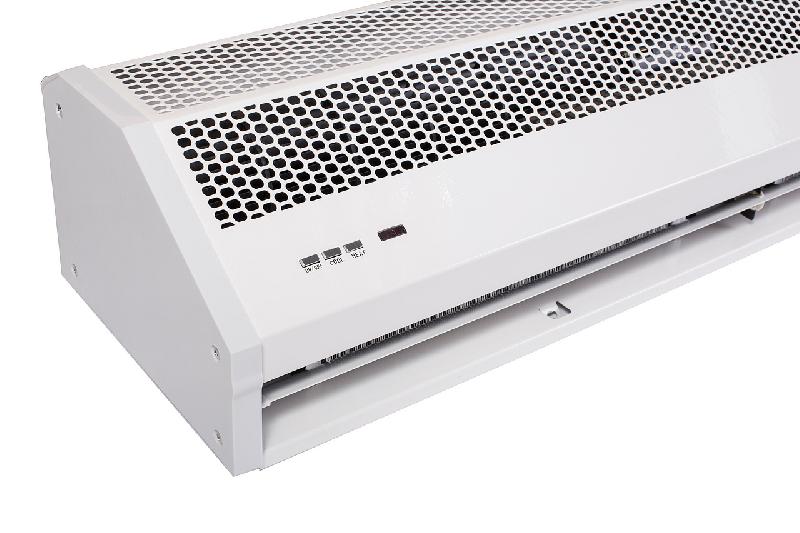 Rideau d'air électrique monophasé 230V - Barrière de protection contre chaleur, froid, poussière et insectes_0