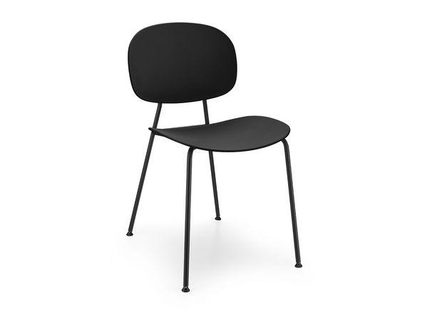 Lot de 6 chaises de collectivité Tondina Pop avec 4 pieds en acier chromé et assise en polypro_0