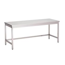 Table inox sans étagère basse Gastro M 1200 x 700 x 850mm - UNGN108_0