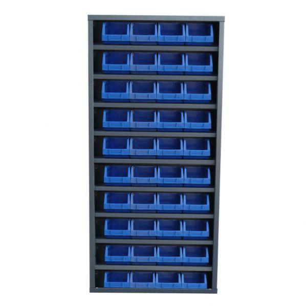 Armoire sans porte avec bacs 4 litres Bacs bleus_0