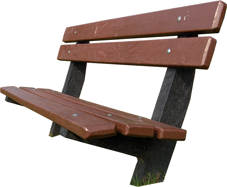 Mobilier urbain en plastique recyclé