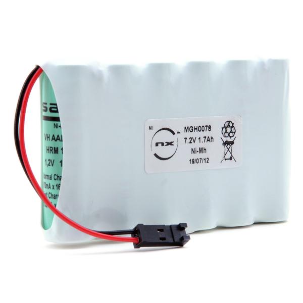 BATTERIE NIMH 6X AA VH 6S1P ST1 7.2V 1.7AH HE13_0