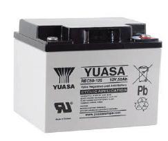 BATTERIE PLOMB AGM YUASA REC50-12 12V 50AH M5-F_0