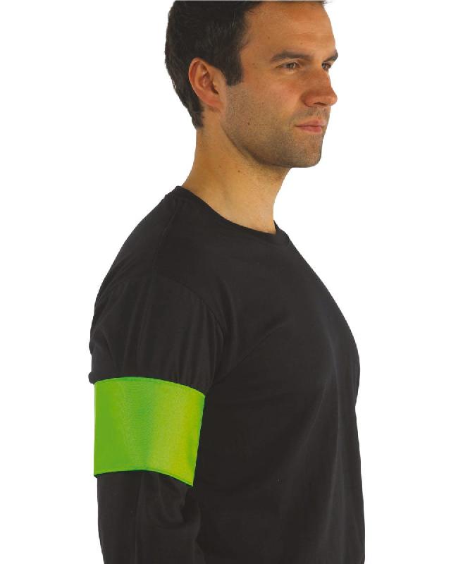Brassard haute visibilité large - Réf: YHVW066 - Imperméable, ajustable, norme ISO EN20471_0