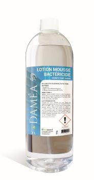 Damea mousse désinfectante non parfumée - 1L E122 - Usage fréquent et respectueux du pH de la peau_0