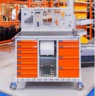 Desserte mobile industrielle - Structure en acier haute résistance - Roues pivotantes avec système anti-basculement_0