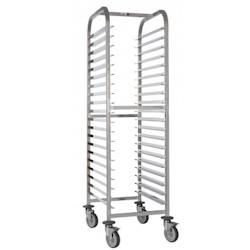 Directinox Echelle inox pâtissière 20 niveaux RAILS LARGES barre d'arret( 600 x 400 mm.) SOUDEE - AR0643Sbarmetro_0