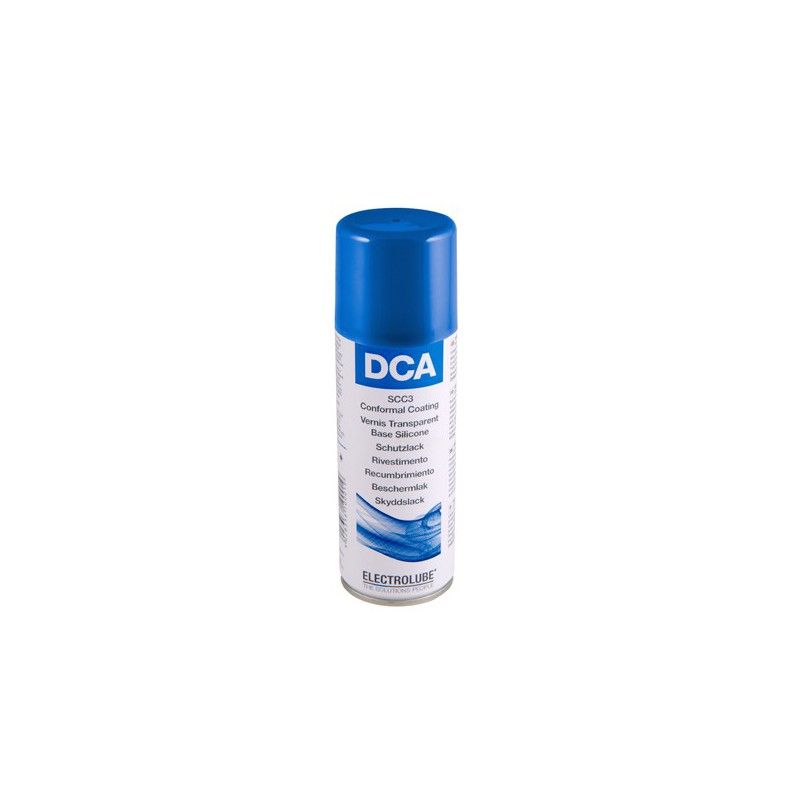 Eldca200h - Vernis silicone de tropicalisation - Samaro SA - Transparent, UL94 V-0, séchage 50-55 min_0