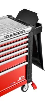 FACOM - Support sac poubelle avec couvercle à pédale - acier 200L - compatible servantes ROLL et JETLINE_0