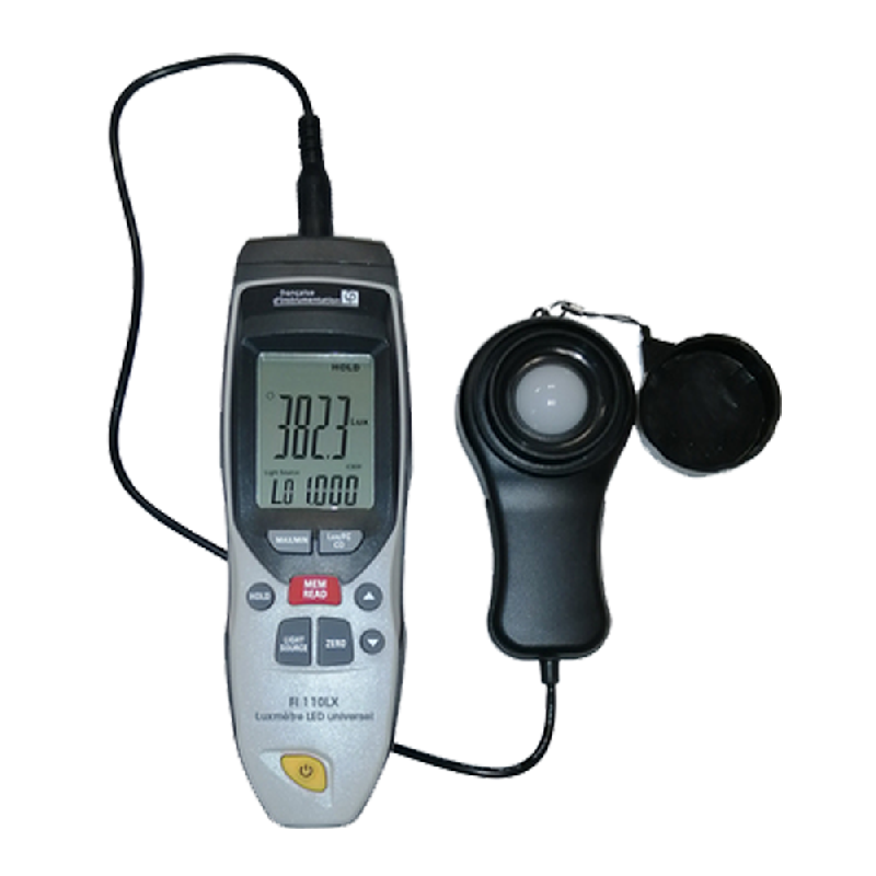 FI110LX - Luxmètre portable LED universel avec sonde déportée - Mesure jusqu'à 400 000 Lux_0