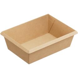 Firplast Barquette OVEN RANGE carton kraft brun CPET 400 ml 100 x 135 x 45 mm (x600) - marron 4744001187228_0