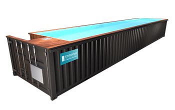 Gamme Escalera 40P - Piscine container avec escaliers intégrés - ContainPool_0