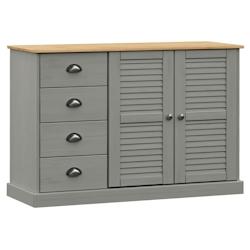 Helloshop26 - Buffet bahut commode armoire meuble de rangement organisateur cuisine salle de séjour salon avec tiroirs 113 x 40 x 75 02_0030135 - 300_0