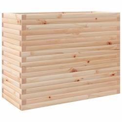 Helloshop26 - Jardinière bac lit surélevé plantes fleurs terrasse jardin 90 x 40 x 68,5 cm bois de pin massif marron 02_0037991 - 3000214014784_0