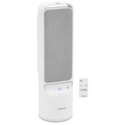 Helloshop26 - Radiateur soufflant céramique 1200/2000 w réglable blanc abs pvc pp acier blanc 14_0009823 - 3000221854380_0