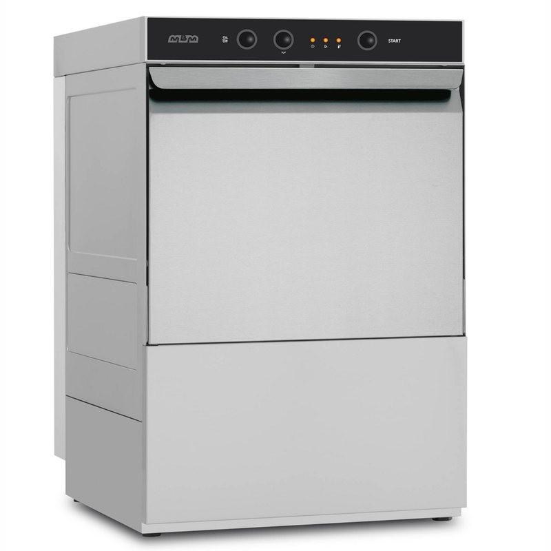 Lave-verres professionnel MBM LB406 - panier 40 x 40 - verre jusqu'à 25 cm - assiettes jusqu'à 32 cm_0