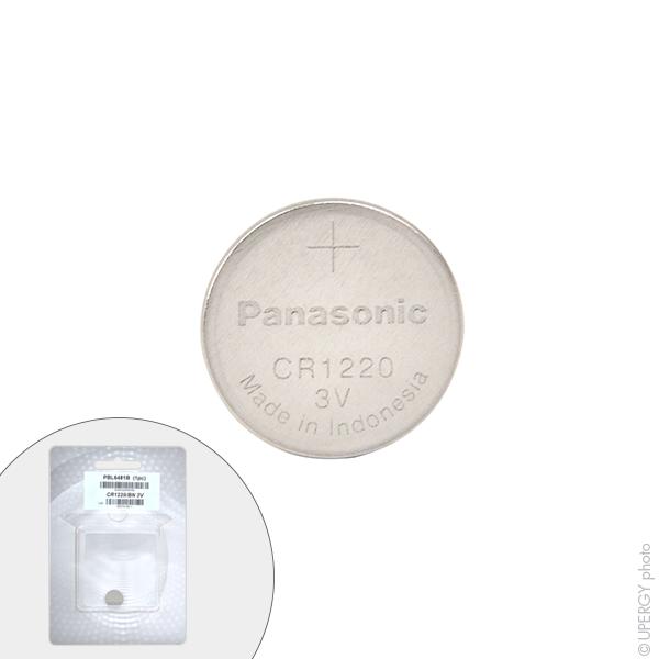 PILE BOUTON LITHIUM BLISTER CR1220/BN PANASONIC 3V 35MAH_0