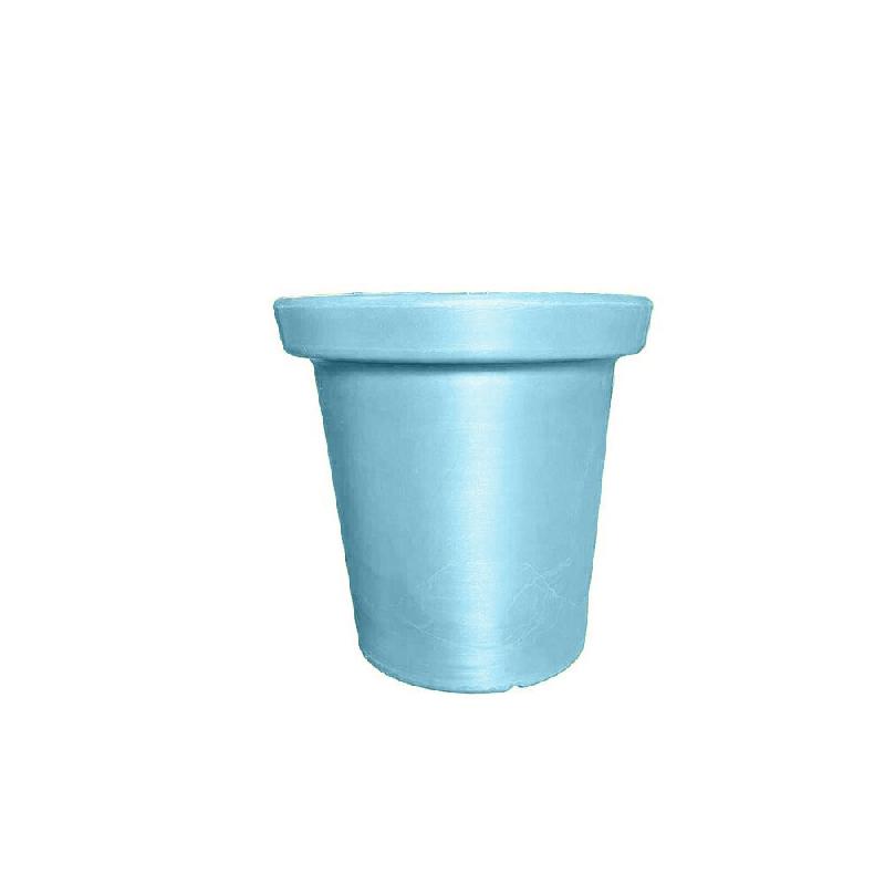 PLAST'UP ROTOMOULAGE Pot de fleurs rond xxl delight 75l - BLEUPASTEL - bleu 0637962081558_0