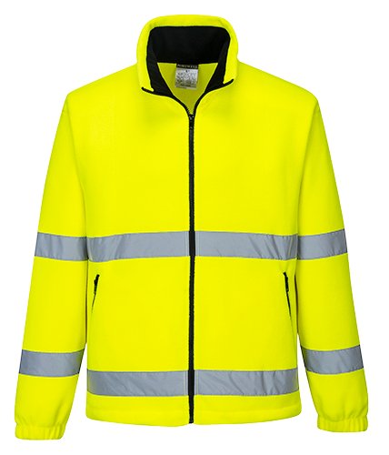 Polaire réfléchissante hi-vis essential jaune F250 - Taille M - Certifiée CE - Bandes réfléchissantes - UPF 50+_0