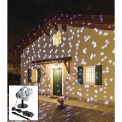 Projecteur de façade effet chute de neige blanc froid 12V 3W extérieur IP44 Lotti - blanc 8024199048256_0