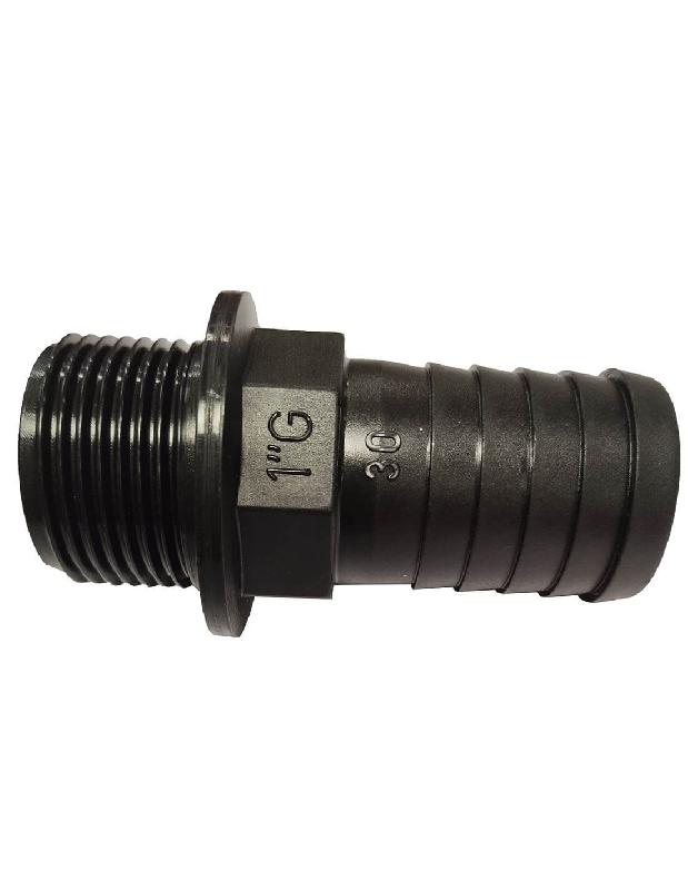 Raccord annelé droit Ø 30 mm - M 1