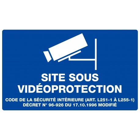 Site sous videoprotection 330x200mm TALIAPLAST | 621239_0